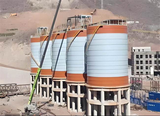 西林高架钢板仓